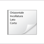 Blocchi per appunti - Formato A5 (15x21 cm) Orizzontale - Carta Offset bianca 80 gr